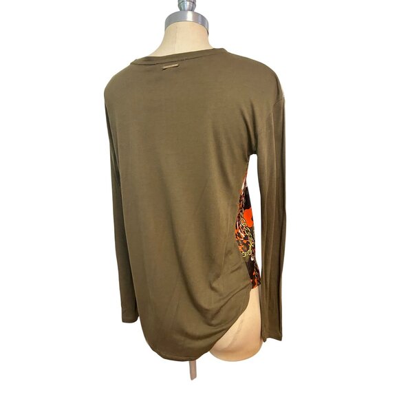 Michael Kors XS Long Sleeve Shirt Chain Print size XS - Picture 3 of 5